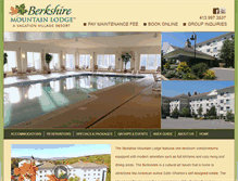 Tablet Screenshot of berkshiremountainlodge.com